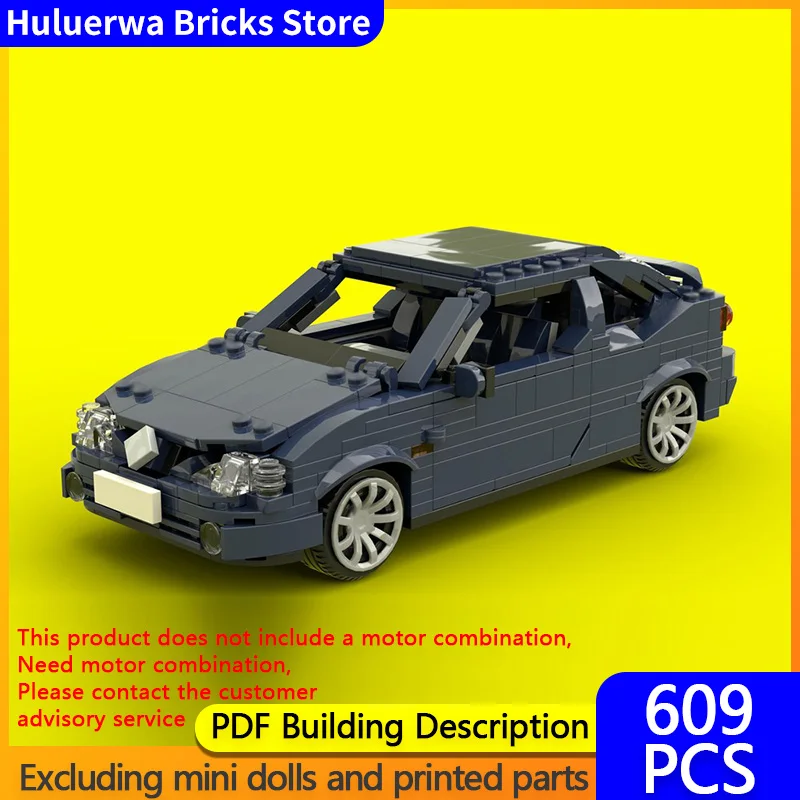 

Speed Racing Car Model MOC Building Bricks Megane 1 Classic Coupe Modular Technology Children Holiday Gifts Assemble Toys Suit