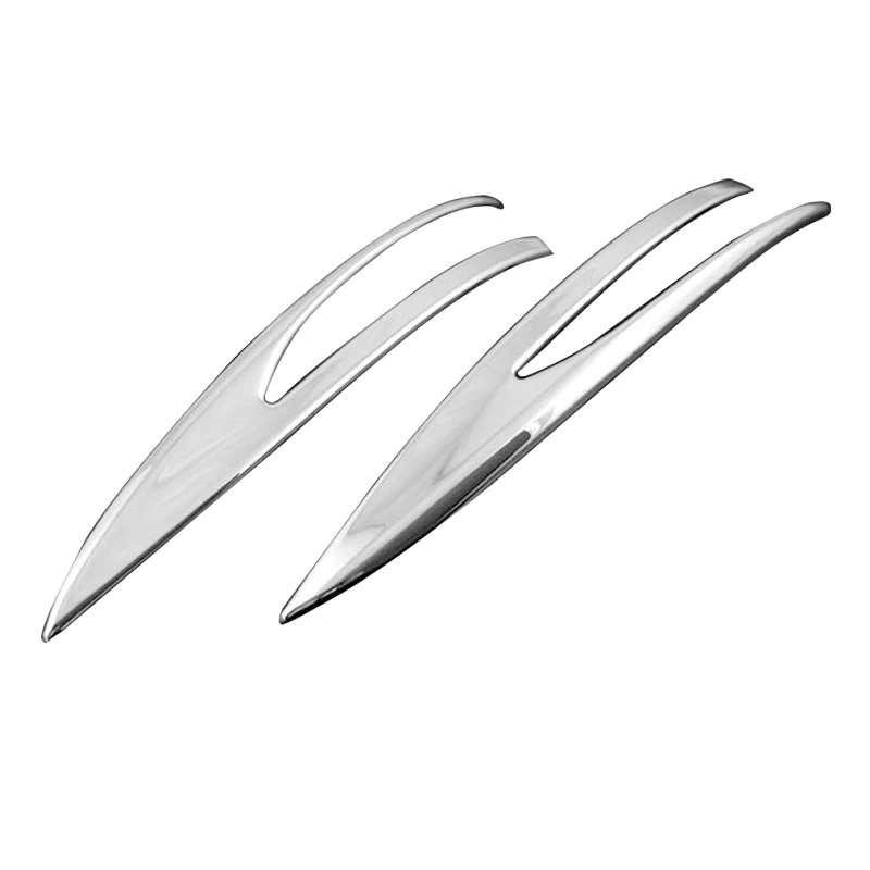 1 Pair Car Exterior Front Left and Right Side Rear View Wing Wing Mirror Trim Strip Cover Decor Fit for Mazda CX3 CX5 2016