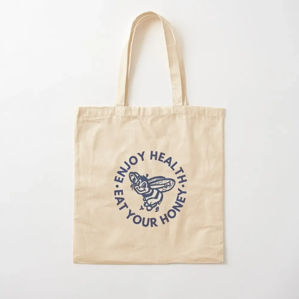 

Enjoy health eat your honey Tote Bag Cloth bags shopping bag logo Handbags women tote bag