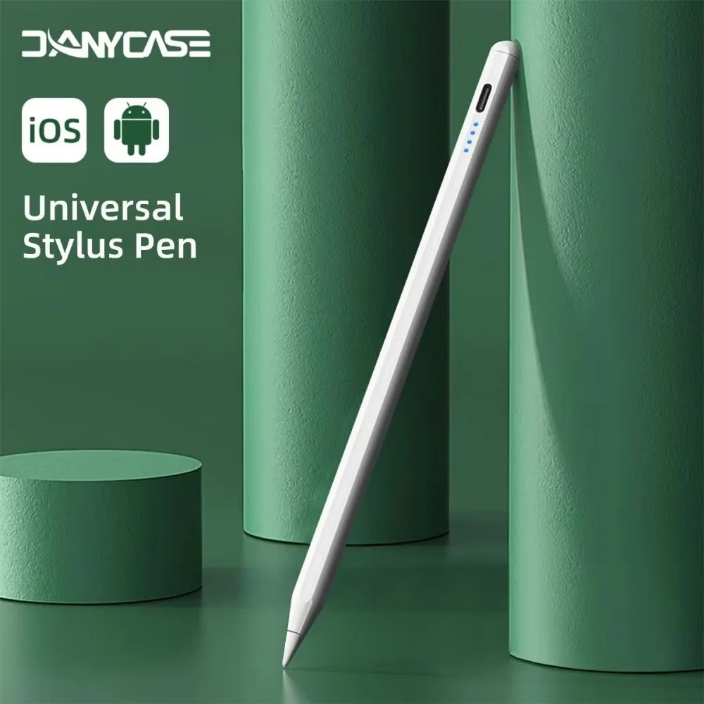 Universal Stylus Pen Touch Pencil for 2025 Android iOS Tablet Automatic Magnetic Suction Carry Easily with 4 Nids