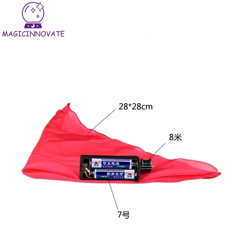 Flying Silk Scarf Aircraft Stage Magic Props Retail And Wholesale Magie Tricks Gimmick Electronical Device For Silk Magician