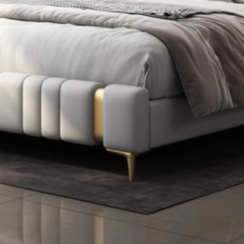 الحد الأدنى سرير بحجم كوين الشمال فريد فاخر سرير حديث مزدوج النوم Camas De Matrimonio Dormitorio اكسسوارات المنزل #4