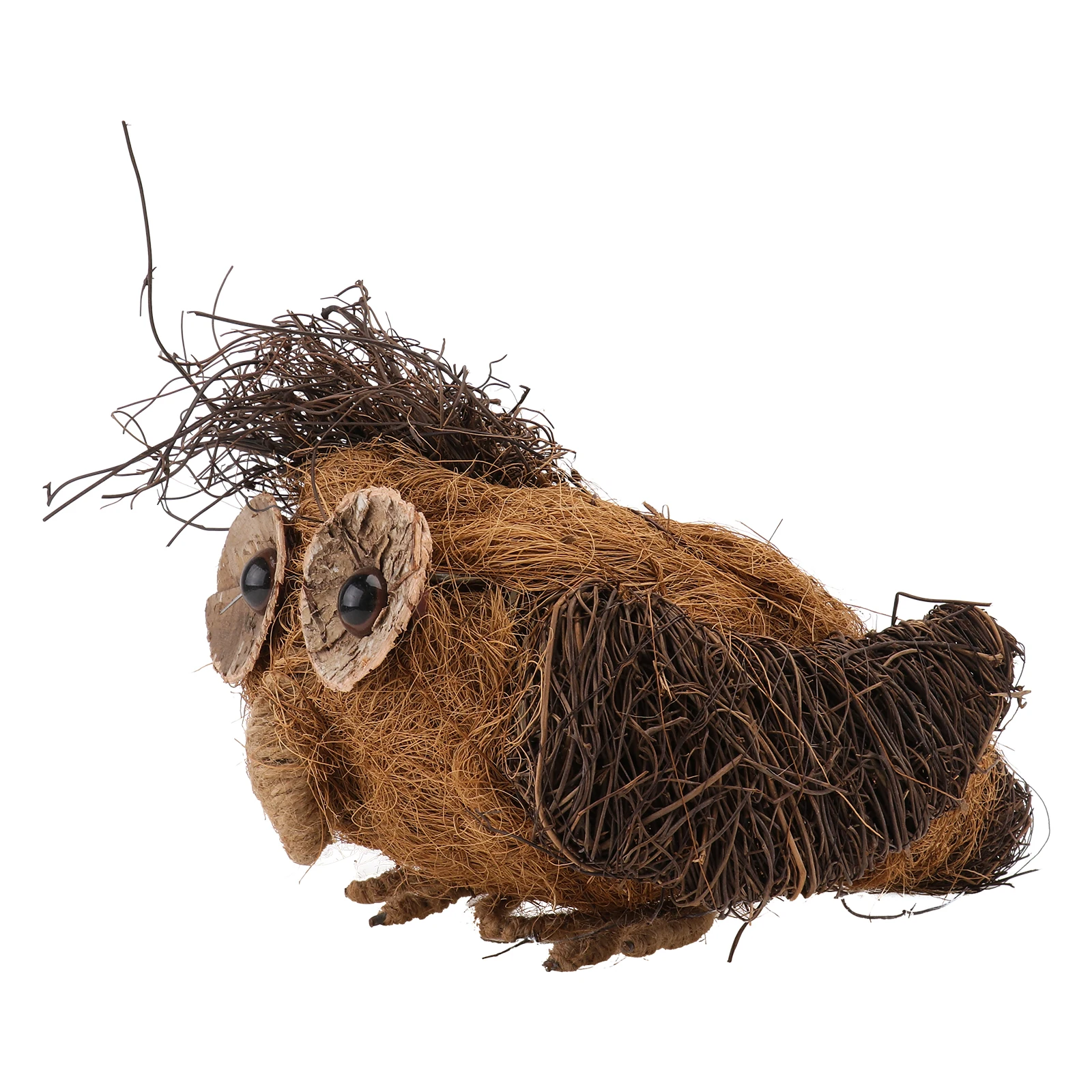 

Owl Flower Basket Coconut Fiber Home Decor Storage Container Brown Creative Plant Pot Indoor Garden Accessories