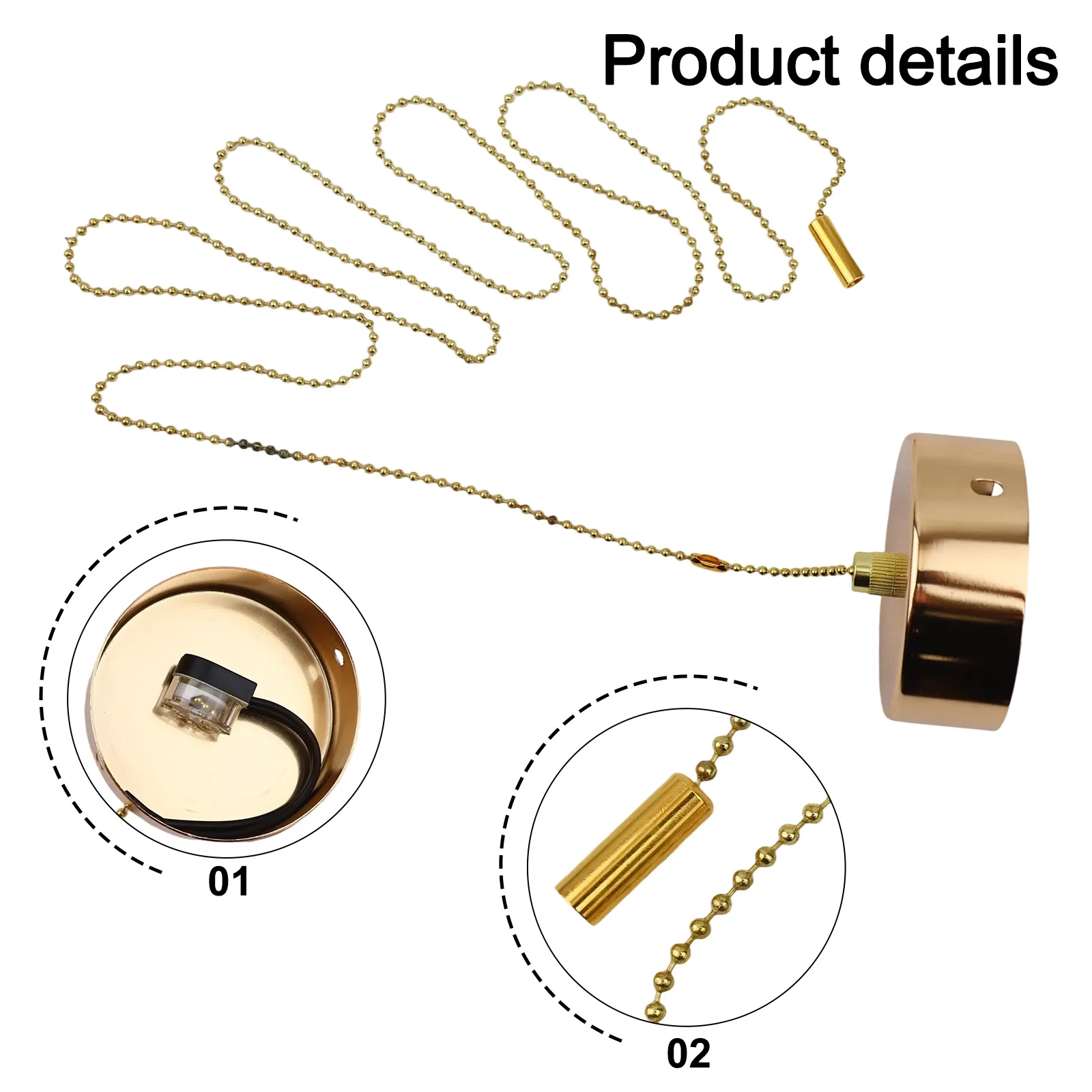 

150cm Light Pull Bathroom Light Switch Bathroom Lighting Safety In Wet Conditions Elegant Chrome Finish For Bedrooms