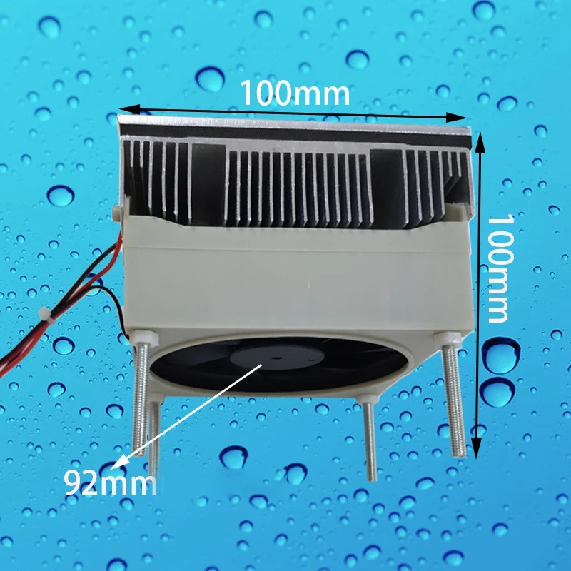 Small Cooling Platform Semiconductor Refrigeration Ultra-Thin Desktop Cooler DC12V 50W