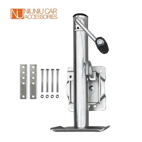 사이드윈드 트레일러 잭 자키 휠 CAP 1200 LBS 스탠드, 다리 지지 코너, 꾸준한 캠핑 보트 RV 부품 액세서리