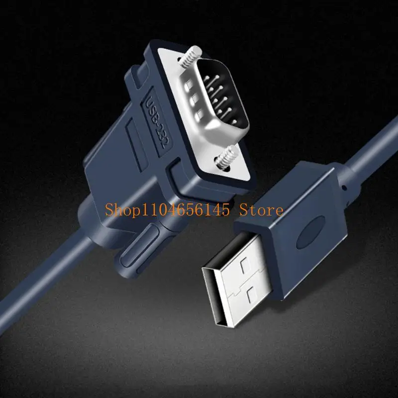 5asd USB to Serial RS232 Converter Cable Efficient and Convenient USB Port DB9 Pin Connector For Printers Windows8/10