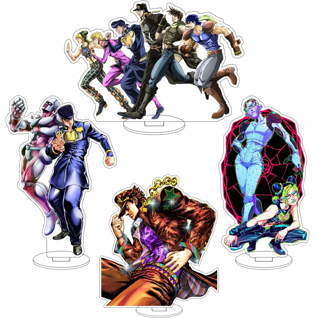 16CM Anime JoJo's Bizarre Adventure Higashikata Josuke Kujou Joutarou Jolyne Kujo Cosplay Acryl-Figur Standfigur Ornamente Geschenke