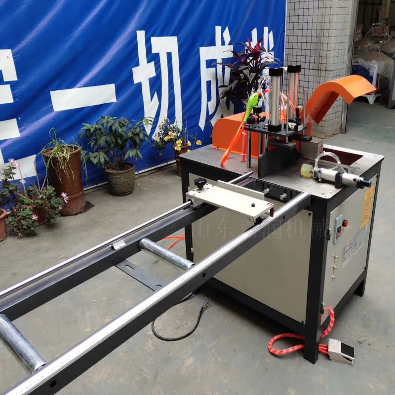 HCY Aluminum door material curtain wall material cutting machine, translating 45 degree profile cutting machine, aluminum door a