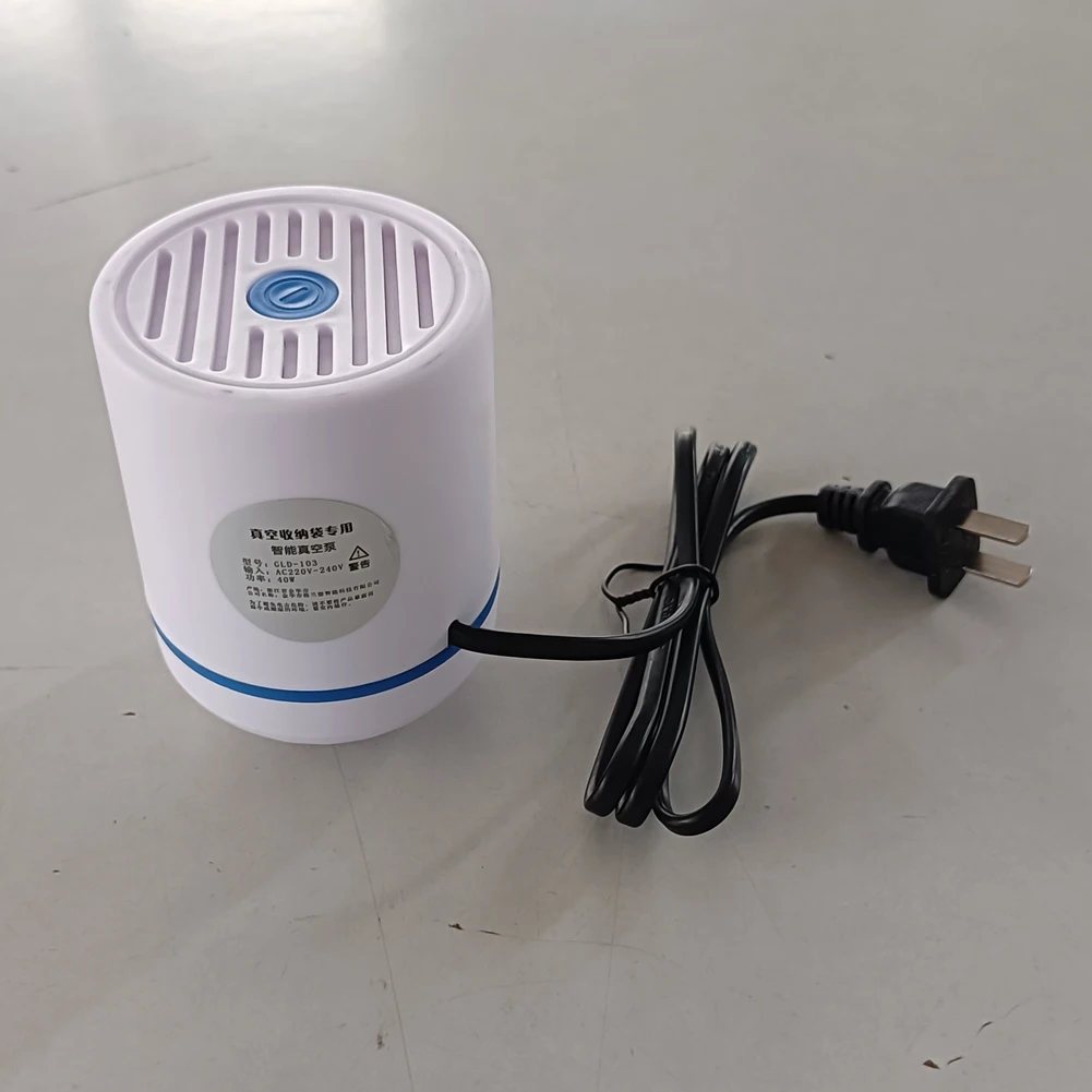 Mini bomba de ar elétrica com máquina seladora a vácuo USB Saco comprimido Bomba de ar inflável Economia de espaço Organizador de armazenamento para roupas Colcha
