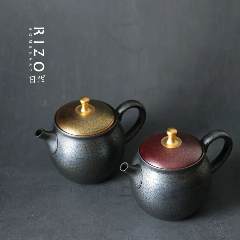 

Japanese Imported Changsha Burning Teapot Zhaolong Maimei Yuanzhao Second-Hand Made Jinding Clay Back Hand Tianmu Urgent Need