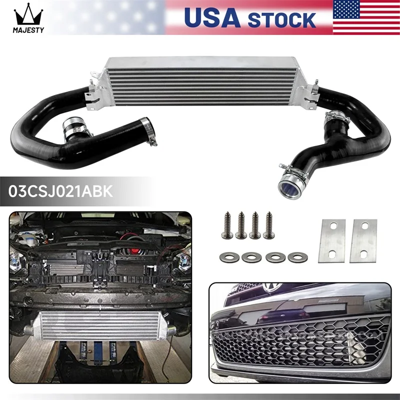 

Upgrade Intercooler kit For 06-10 Volkswagen GOLF GTI 2.0T Engine Black/Red