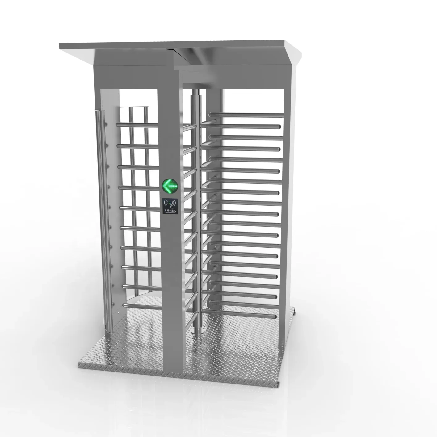 pedestrian turnstile gate access control portable turnstile gate full height turn style rotating door for container