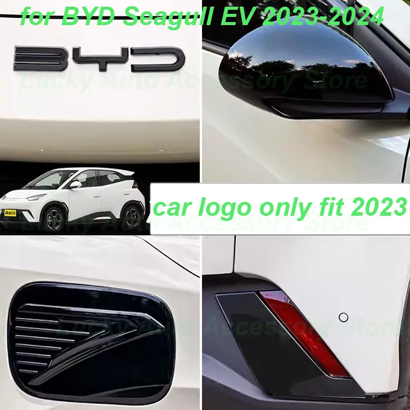 

Car Door Handle Cover for BYD Seagull EV 2023-2024 Rearview Mirror Logo Frame Charge Port Cover Front Trim Exterior Accessories