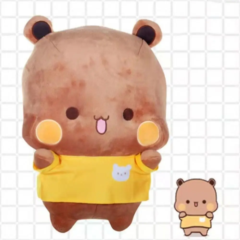 Placare il giocattolo Bubu e Dudu Panda Peluche Cartone animato 40 cm Farcito Morbido Cuscino Giocattolo Decorazione della stanza Simpatico orso panda Bambola Festa dei bambini