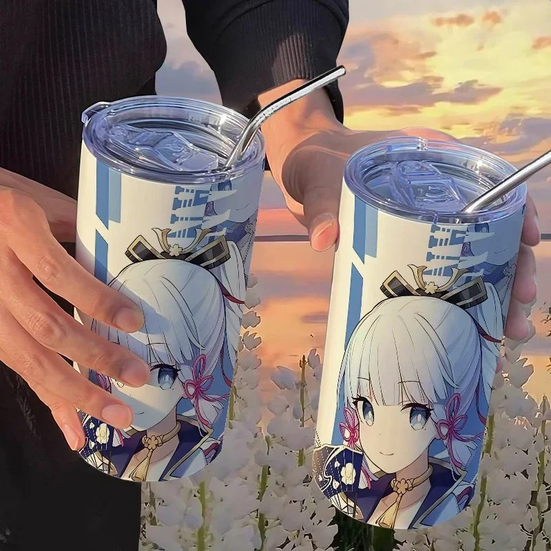 Anime Game GS Impact Cos Ganyu Venti Yoimiya Zhongli Etc. High Appearance Level Handy Cup Thermos Cup Gift