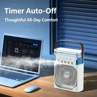3‑in‑1 Portable Air Cooler Fan LED Night Light Humidifier Desktop Mini Air Conditioner for Home Office Indoor Cooling Use 4