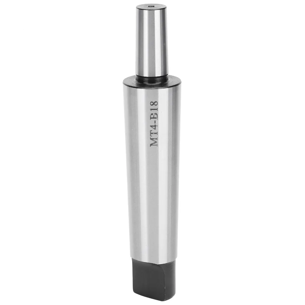 MT4-B18 Drill Chuck Arbor Electroplated Finish Flat Tail Machine Tool Parts High Hardness Steel Material Straight Shank Adapter