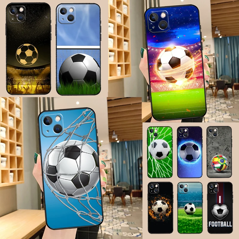 Football Soccer Ball Case For Samsung Galaxy M16 M31 M21 M13 M33 M53 M15 M35 M55 M36 M56 M12 M32 M52 M14 M34 M54