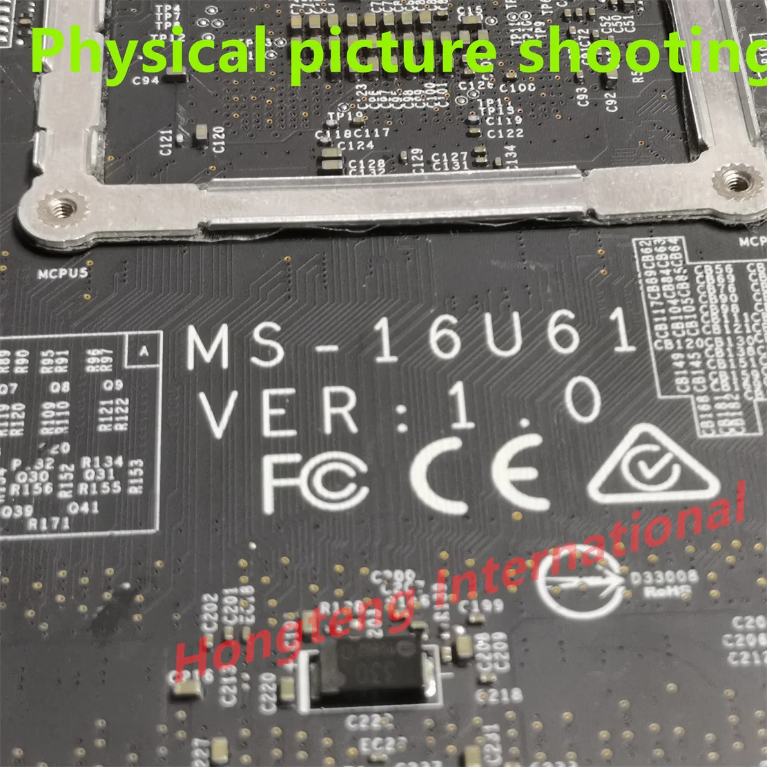 Imagem -04 - Ver 1.0 para Msi Alpha 15 Placa-mãe Portátil A3ddk004us com Cpu r7 Testado Ms16u61