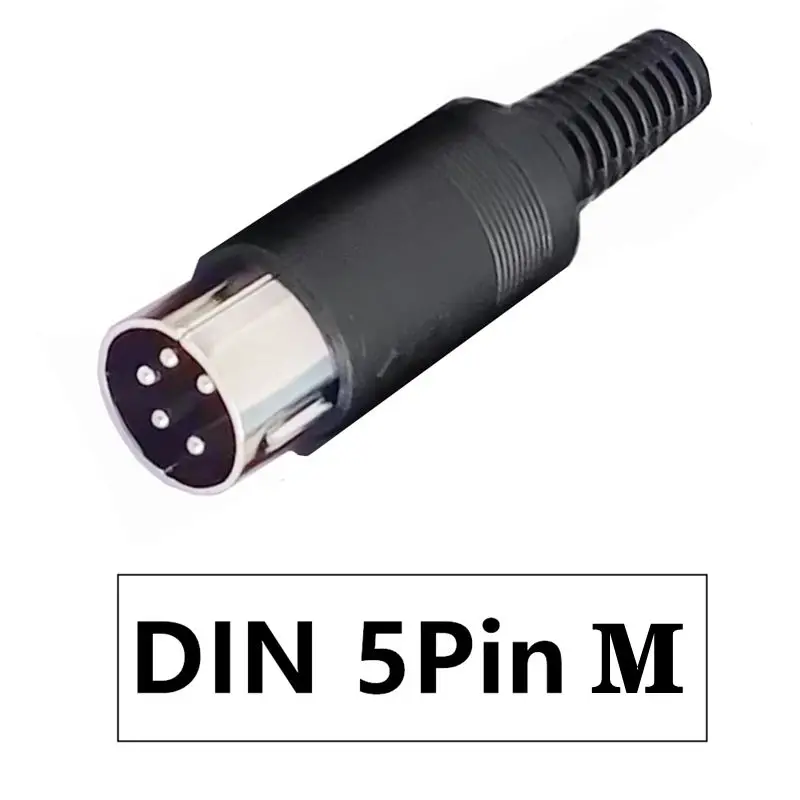 Large Keyboard Male and Female Soldering Heads, Large DIN 3Pin 4Pin 5Pin 6Pin 7Pin 8Pin Old-Fashioned Audio Power Connector