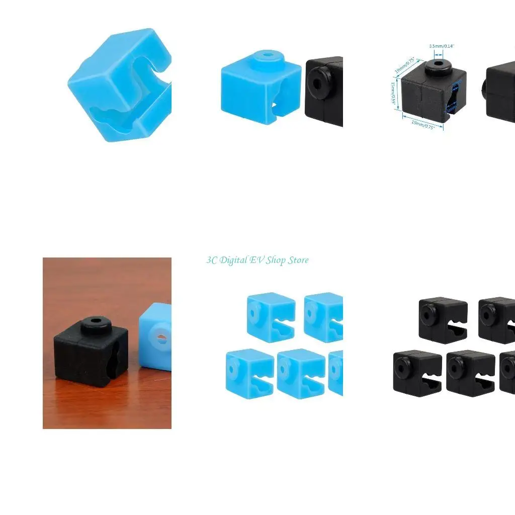 

E74d -принтер блокируйте силиконовые носки для обогрева