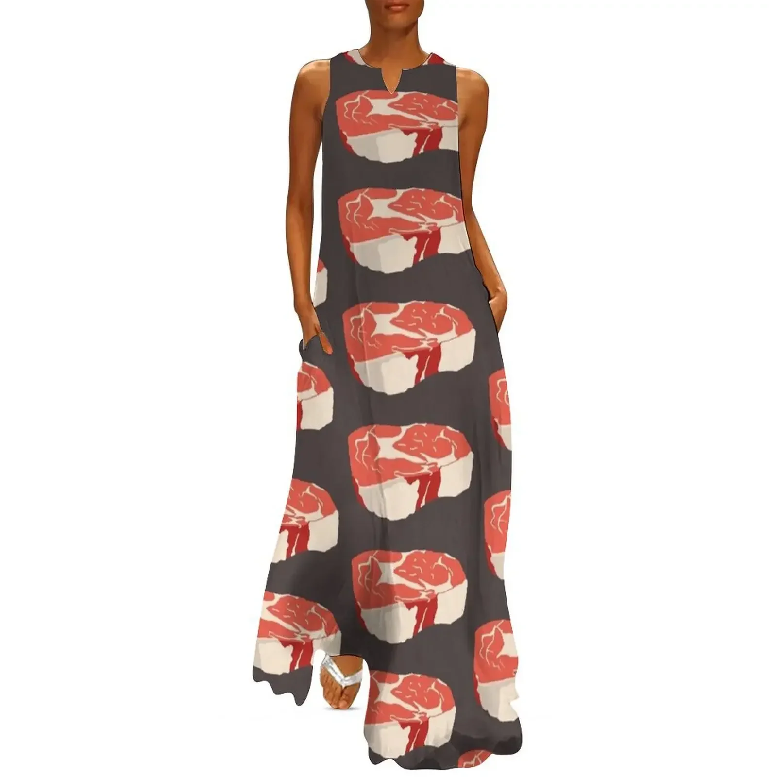 

Steak illustration Long Dress wedding guest dress 2025 beach outfits for women Dresses Dress