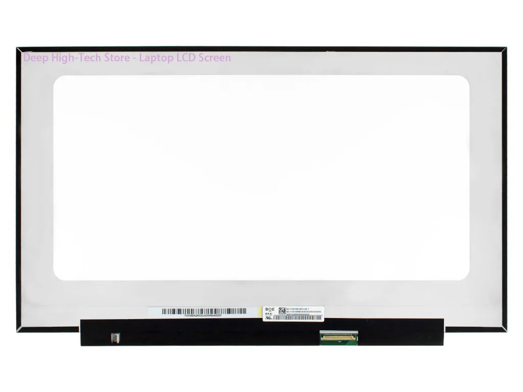 17.3 Inch IPS Laptop LCD Screen NV173FHM-NX3 NV173FHM-NX4 NV173FHM-NX1 Display Matrix Panel Replacement 1920x1080 eDP 40 Pins