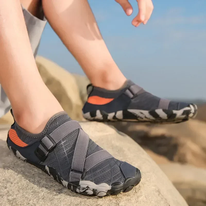

Elastic Men Women Seaside Surfing Aqua Shoe Quick-Dry Breathable Wading Shoe Antiskid Beach Barefoot Upstream Water Shoe Outdoor