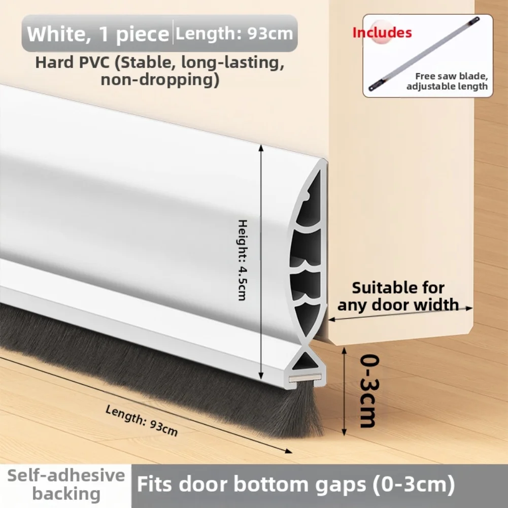 93 سنتيمتر مسودة الباب سدادة الباب الاجتياح لأسفل الأبواب الطقس تجريد ختم مشروع الحرس مانع الضوضاء الباردة الهواء العزل الختم #5