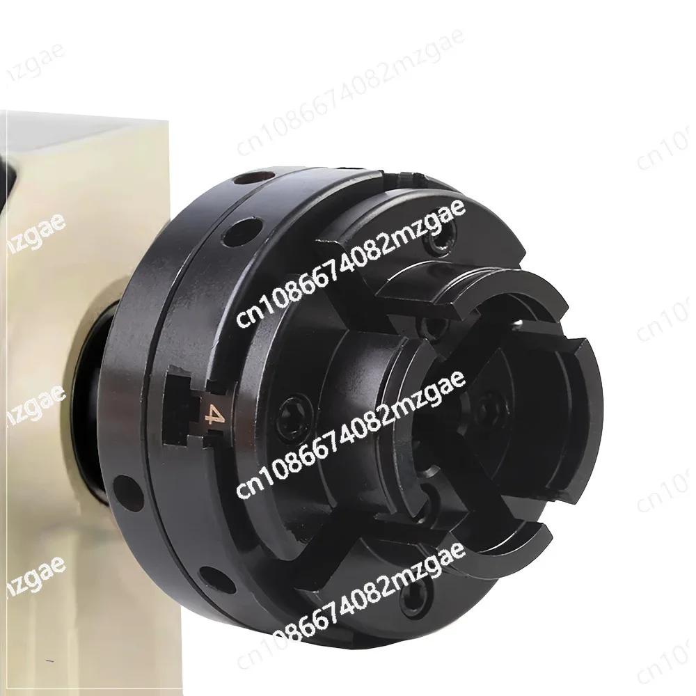 

1 Set of 4 Inch Wooden Lathe Chucks 1" x 8 TPI Thread Self-Centering 4 Jaw Black Wooden Turning Chucks