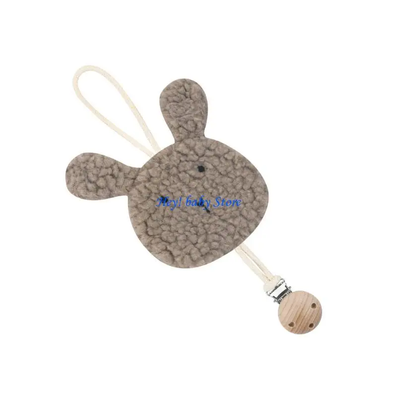 Q1FE Lovely Animal Decor Crib Hanging Decorations Infant Pacifier Chain Accessories