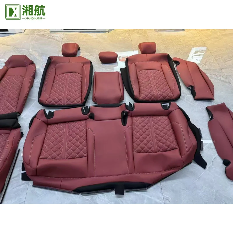 Suitable for Audi A3 A4 A5 A6 A7 Car Luxury Sport Racing Seat Custom Carbon Fiber Panel Leather Cover Bucket Upgrade RS Seats