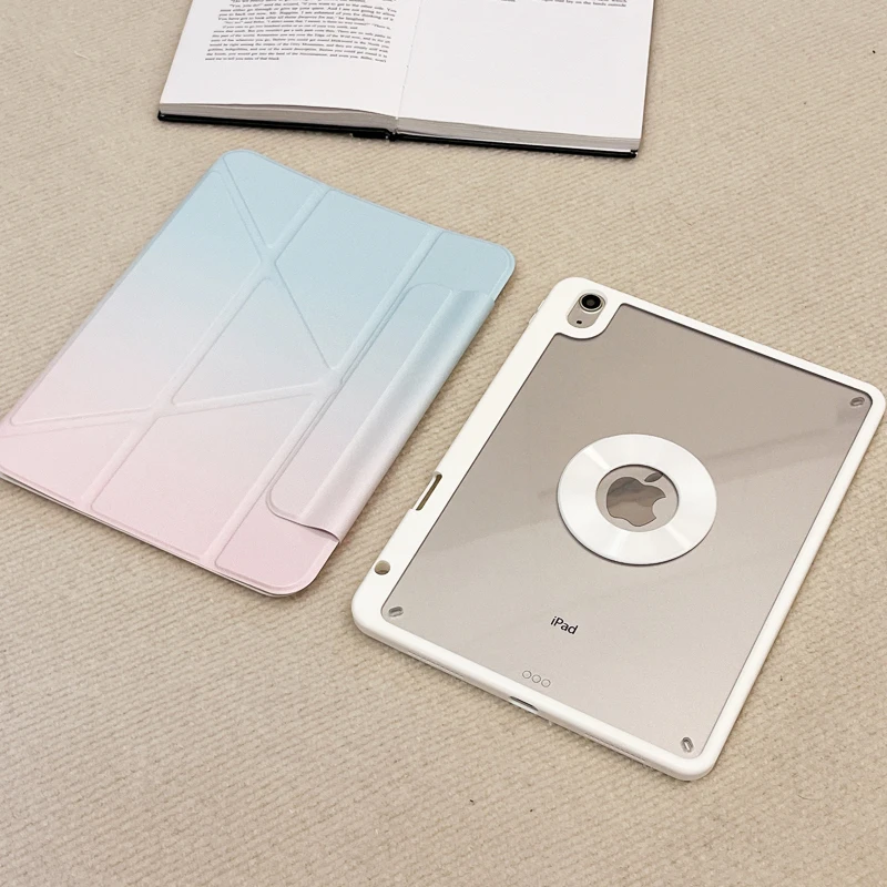 

Flip Cover Stand Case For iPad Air Pro 11 12.9 13 inch Mini Magnetic Detachable Case 4 5 6th 7th 8th 9th 10th Generation Cover