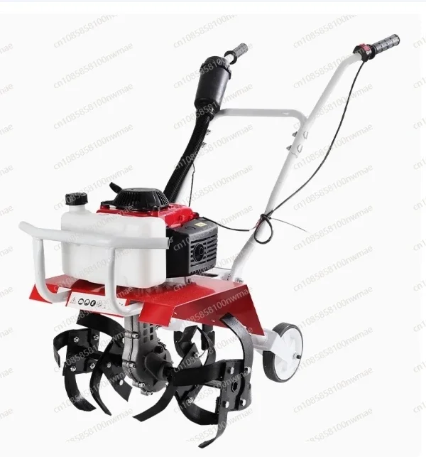 Gasoline Small Micro-Tiller Multifunctional Rotary  Ripper Weeding and Ditching