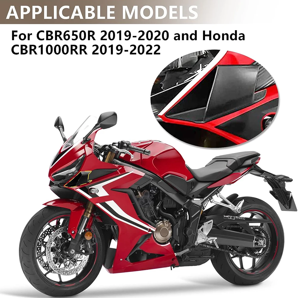 Motorcycle Fairing Winglets for Honda CBR650R 2019-2021 CBR650F and for CBR500R CBR1000RR All Years Side Wing Protection Cover