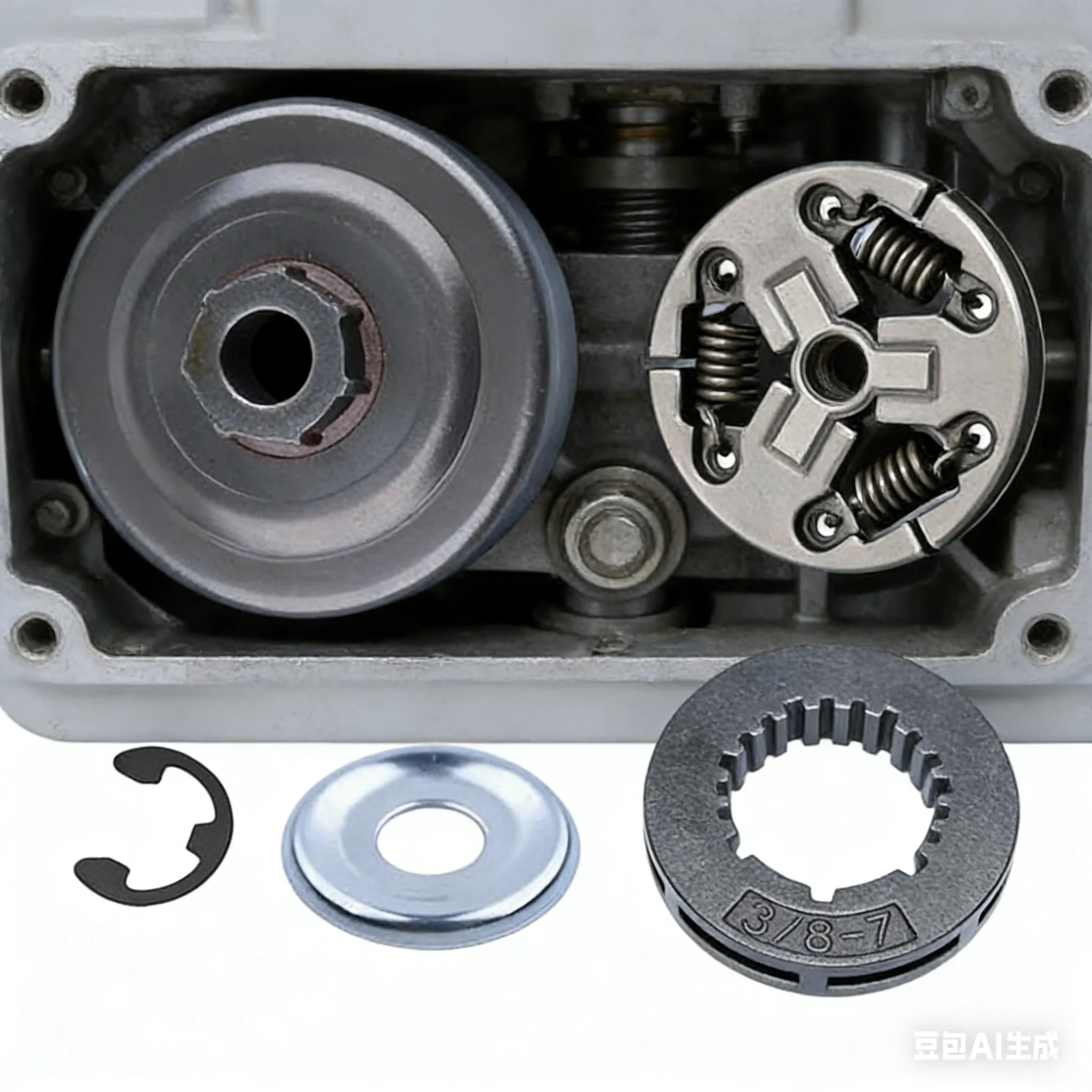 

3/8-дюймовый 7-зубчатый комплект барабанов сцепления для CS-310 CS-352 305S 340S, модели бензопилы, замена 99944400395 аксессуары для бензопилы