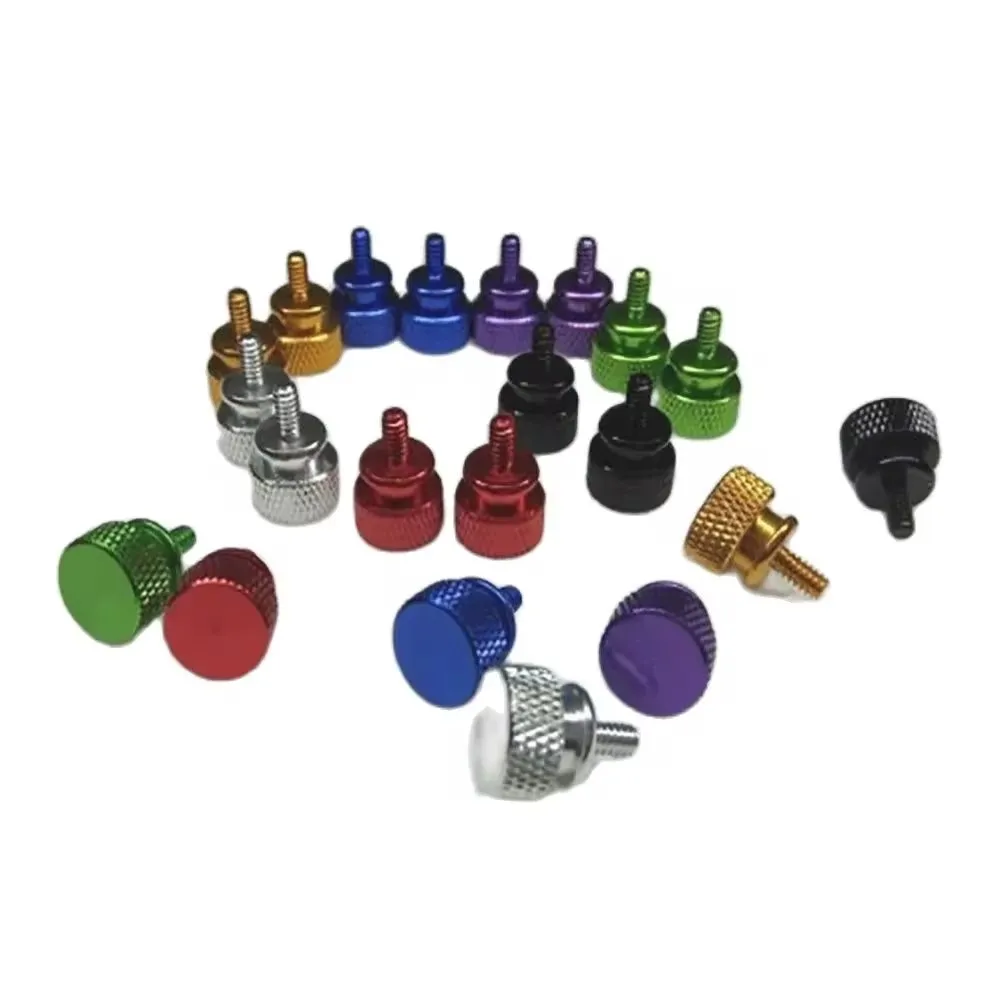 Aluminum Alloy Hand Screwed Anodized Color Screw Box Upgrade DIY Decorative Screw M3 * 6