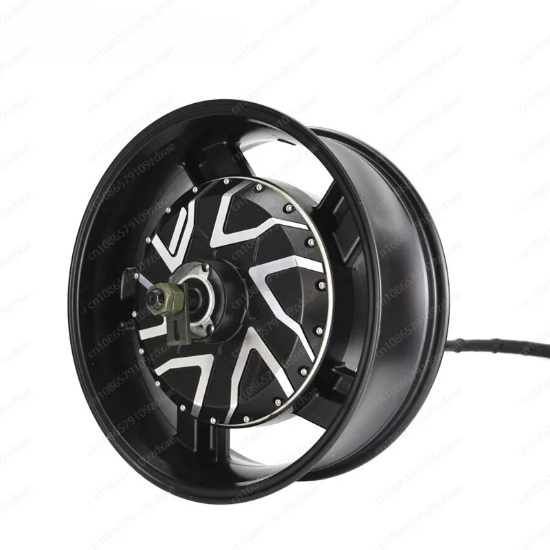 Motor 12KW 273 17x6.0Inch Wide Wheel Rim Fast Speed Brushless Electric Hub Motor For Electric motorcycle