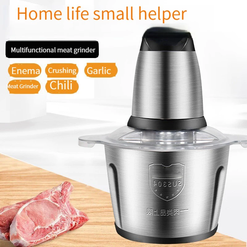 

3L Capacity Meat Grinder Mincer Chopper Machine 2 Speeds Electric Meat Grinding Mincing Slicer Food Processor