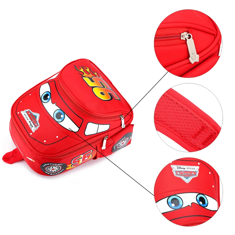 Nieuwe 3D auto waterdichte rugzak grote capaciteit cartoon jongens schooltas lichtgewicht rugzak voor kinderen