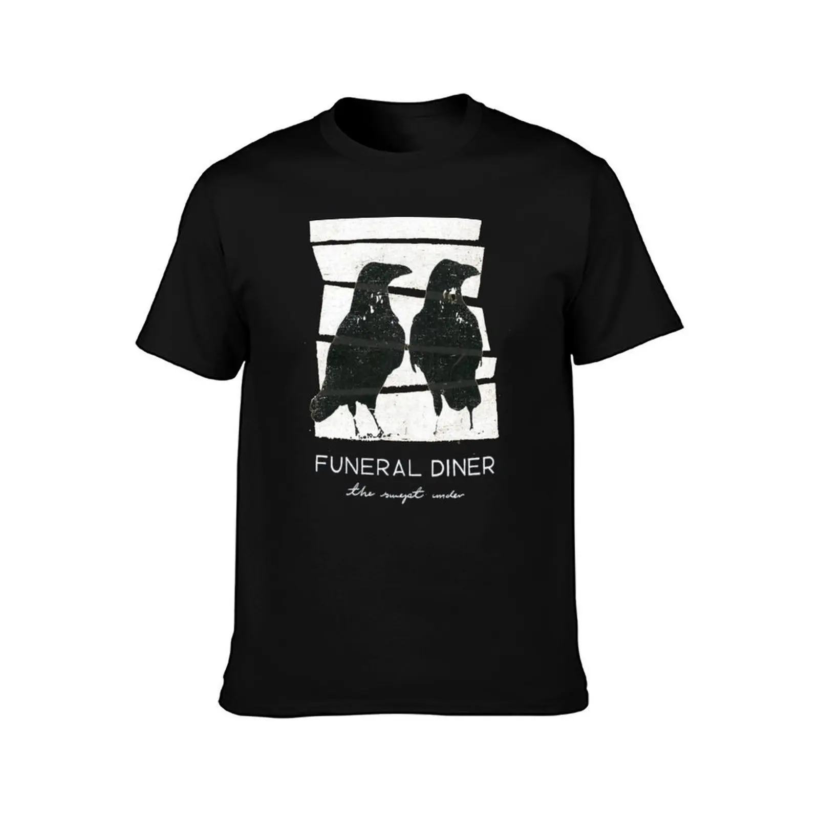 Funeral Diner T-Shirt Casual Loose Short Sleeve Tee for Men T-Shirt