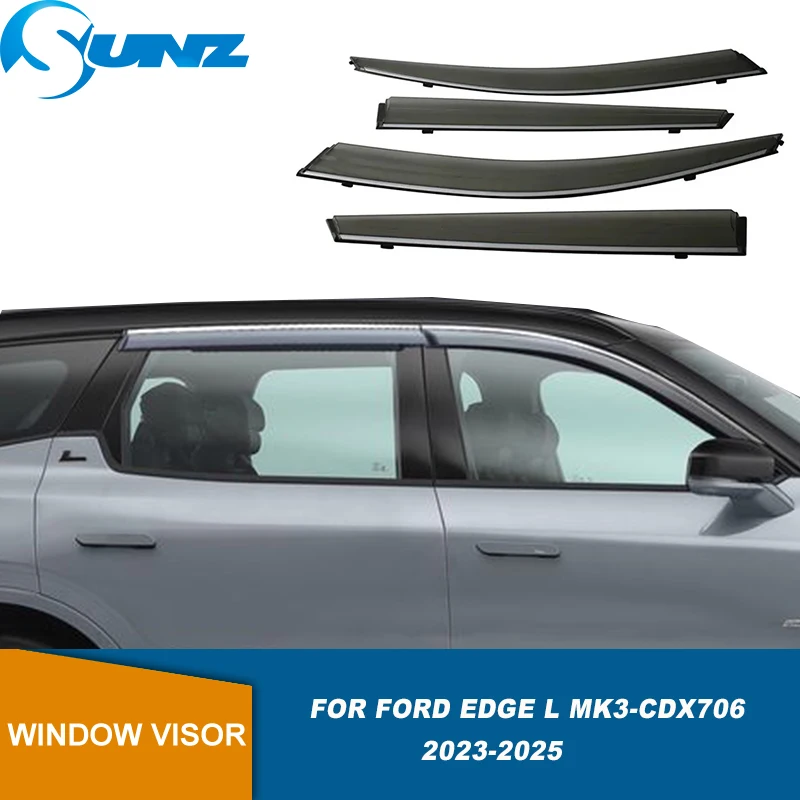 

Side Window Deflector For Ford Edge L MK3-CDX706 2023 2024 2025 Car Rain Protector Window Sun Rain Visor