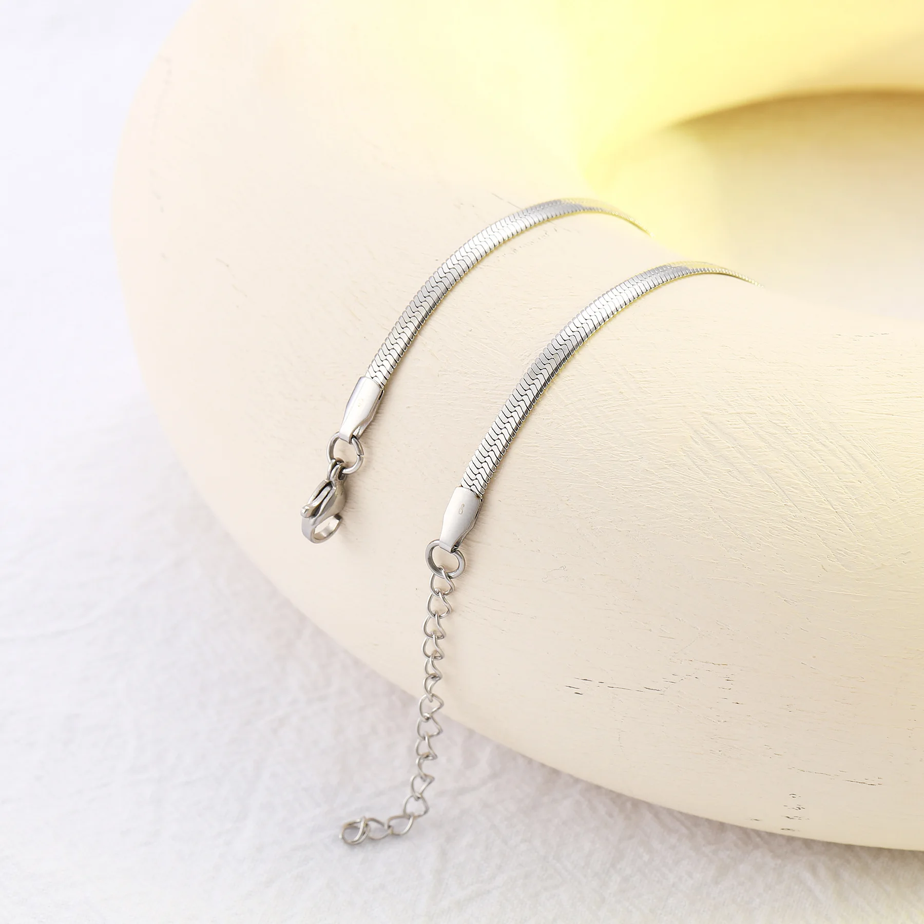 Hip Hop Men Bracelet Industrial Chain with Blade Links Minimalist Cool Stainless Steel Punk Jewelry Men Bracelet