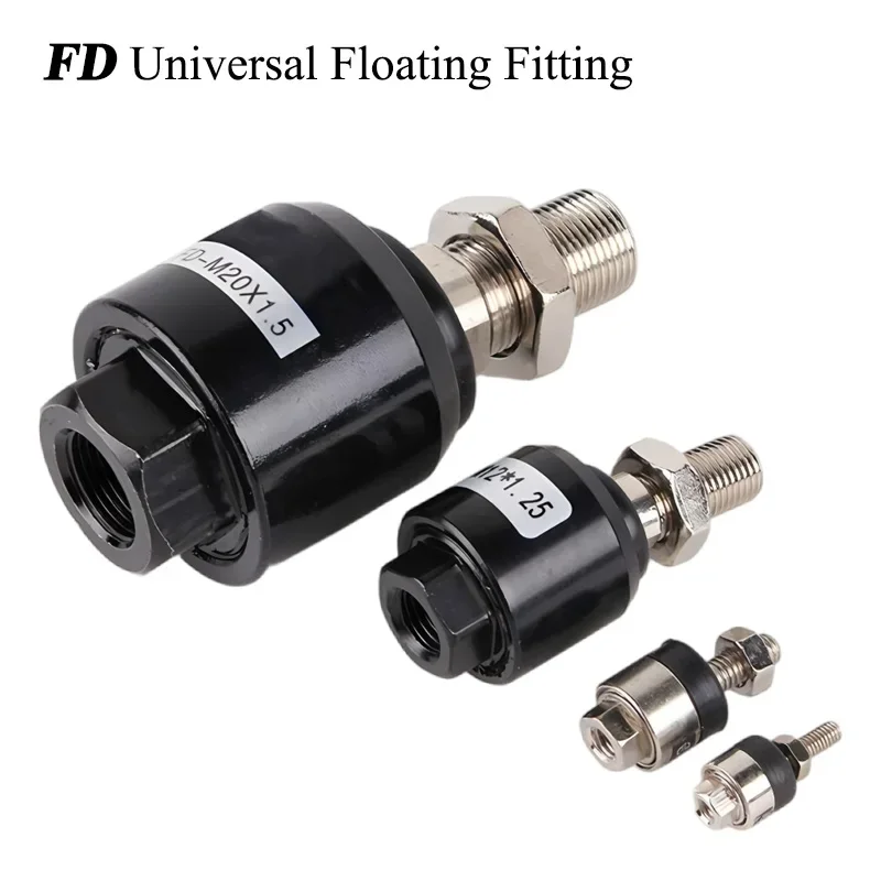 HLH FD-M3X0.5 FD-M5X0.8 FD-M8X1.25 FD Series Universal Floating Fitting FD-M12X1.25 FD-M20X1.5 FD-M27X2.0 FD-M30X2 High-quality
