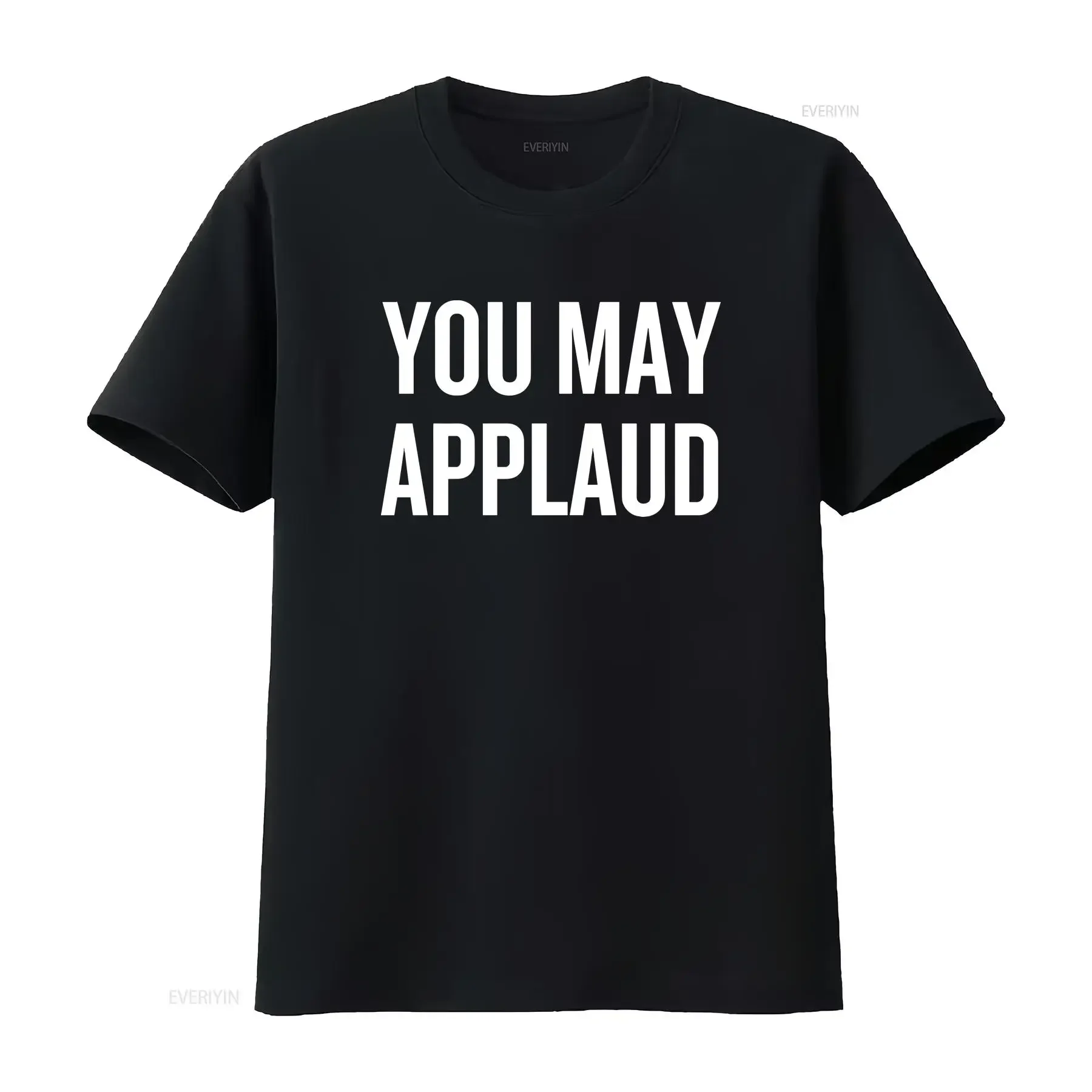 Funny Acting T Shirt Thespian Idea Theater Geeks Actor Actress Teacher You May Applaud  vintage Washed fashion Casual