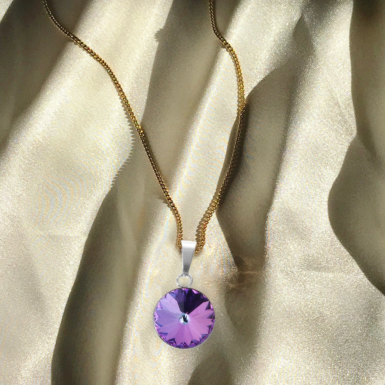 

20Pcs Stainless Steel Pendant Tray DIY Jewelry Bases Round Neck Chain Covers Kit for Custom Resin Crafts Silver 18mm