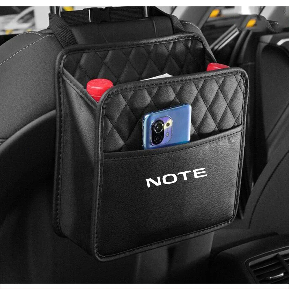 

Car Trash Can Organizer Box Tools Garbage Bag Car Seat Storage Bag Stowing Tidying for Nissan Note Car interior Accessories
