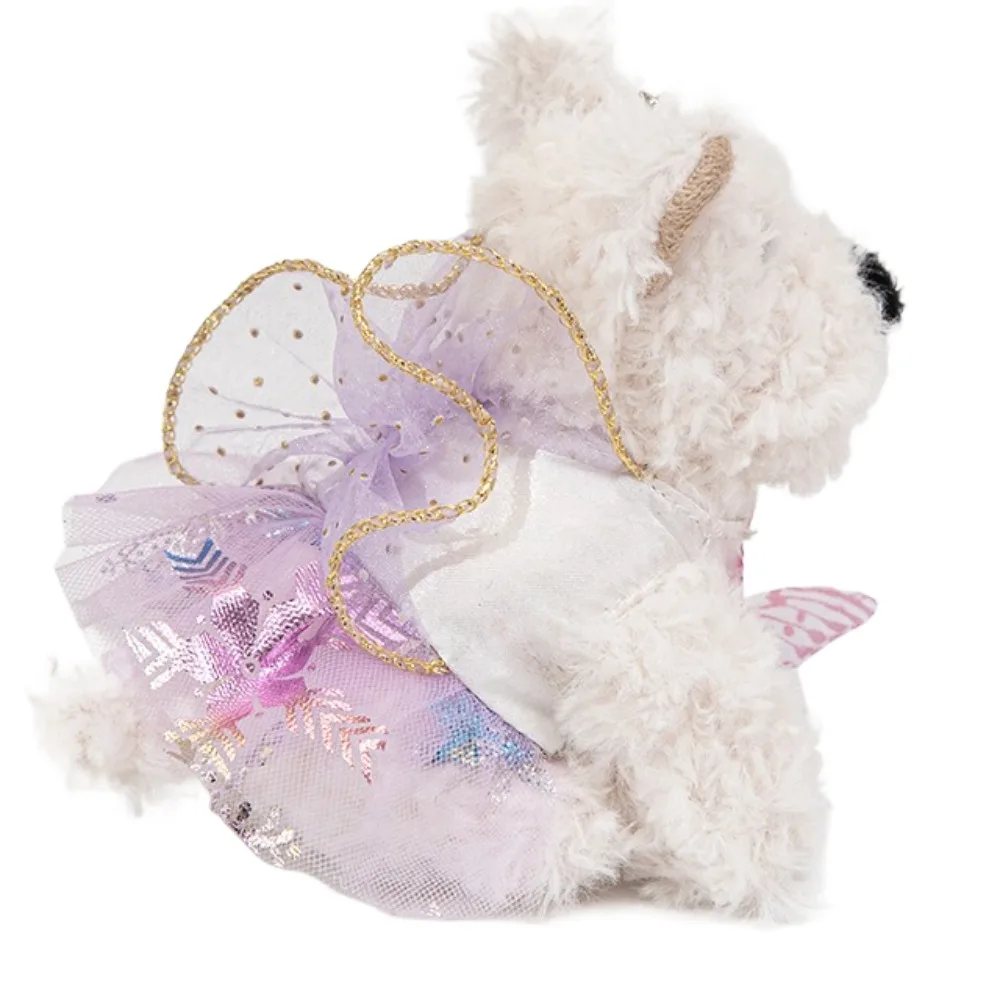 Ciondolo per borsa delle Highland occidentali ripiene Animale del fumetto Anti-perso Peluche Cucciolo Portachiavi Peluche Simpatico ciondolo per auto Decorazione