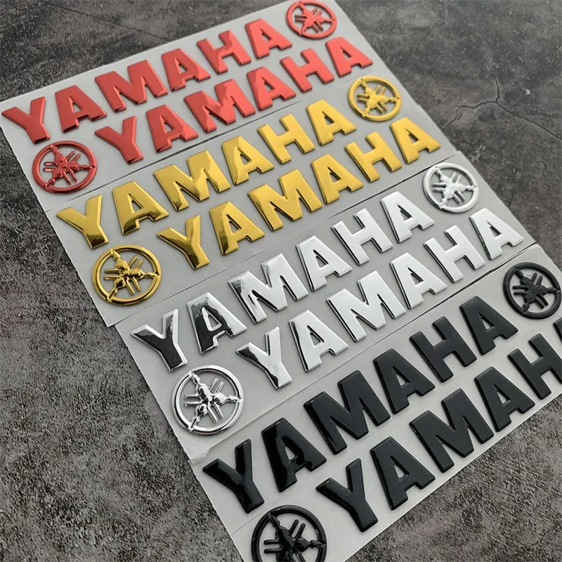 1set Suitable for Yamaha Three-dimensional Soft Rubber Fuel Tank Body Waterproof Sticker Decorative Decal Motorcycle Sticker